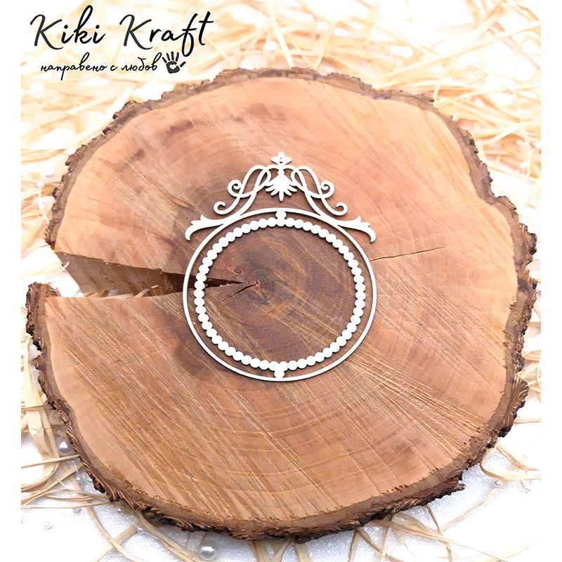 Рамка от бирен картон,0887 - Лазерно изрязана, екологична и уникална!