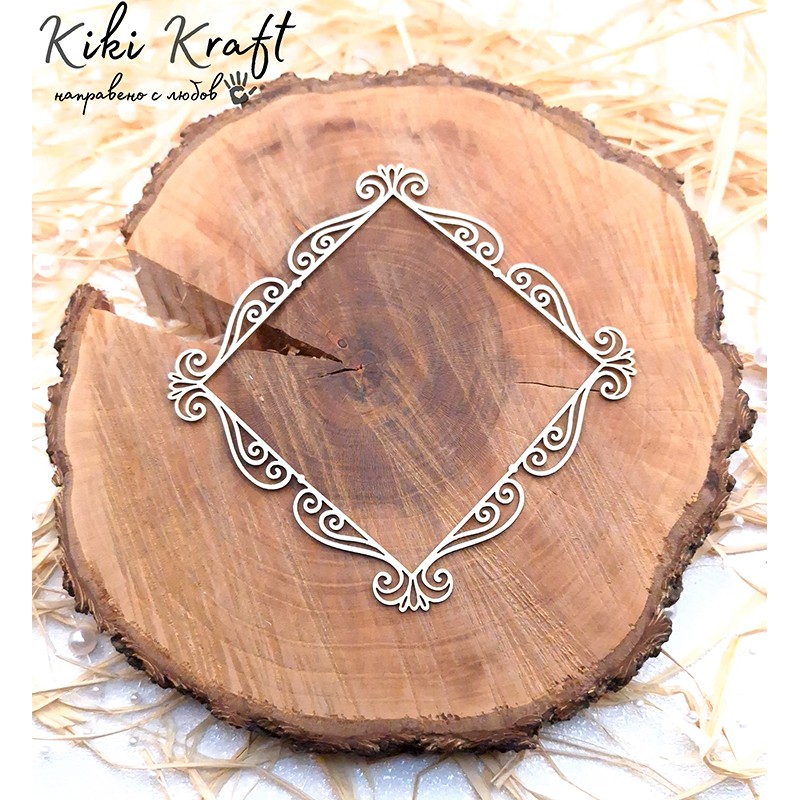 Рамка от бирен картон,1000 - Лазерно изрязана, екологична и уникална!