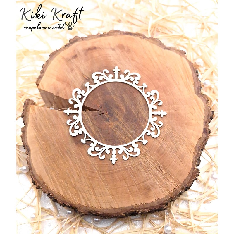 Рамка от бирен картон,1112 - Лазерно изрязана, екологична и уникална!