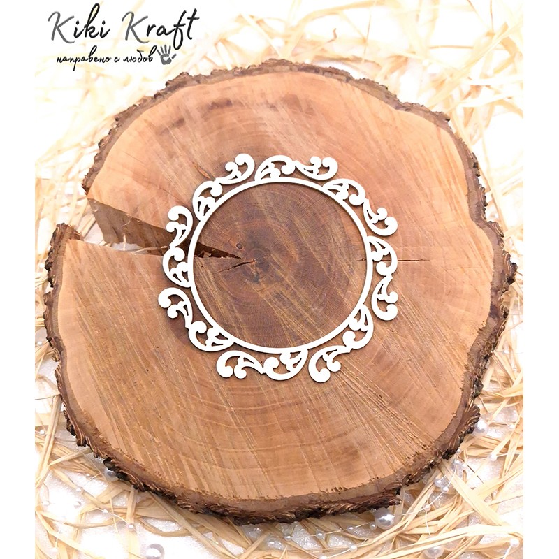 Рамка от бирен картон,1190 - Лазерно изрязана, екологична и уникална!