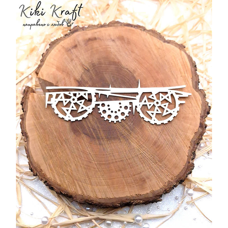 Стимпънк зъбни колела – бирен картон – 1859