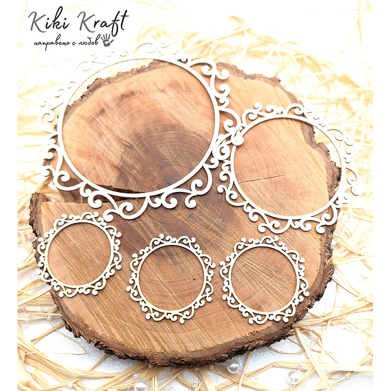 laser cut baroque beerboard frame set 1248 5 round frames laser cut baroque beerboard frame set 1248 5 round frames