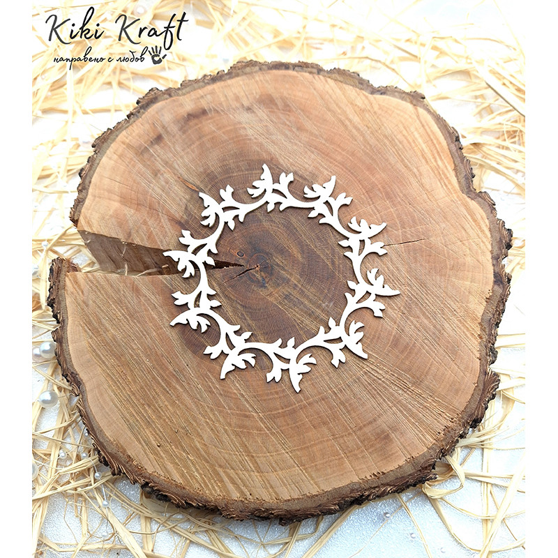 Лазерно изрязана рамка от бирен картон – Рамка-1270