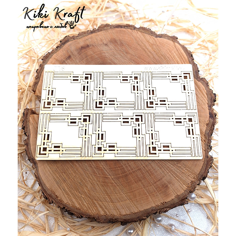 Мини сет декоративни ъгли от бирен картон – 0798