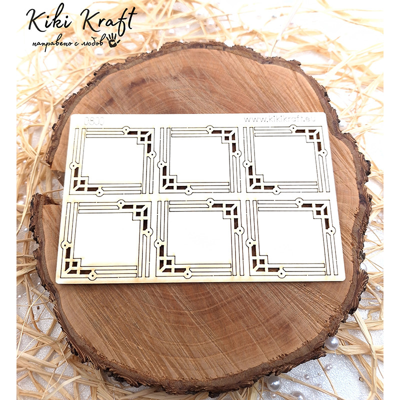 Мини сет декоративни ъгли от бирен картон – 0800