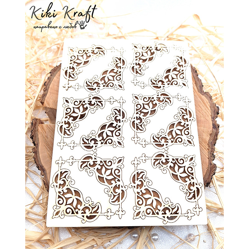 Сет декоративни ъгли от бирен картон – 1852